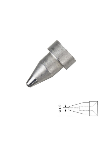 Човка N5-1 за разпояваща станция, конус, ф3mm, ф10.8x20mm