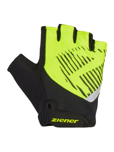 Ziener CULL JR Юношески ръкавици за колоездене, черно, размер