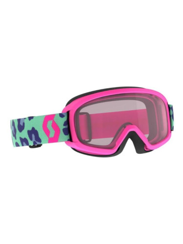 Scott JR WITTY SGL ENHANCER Детски очила за ски, светло-зелено, размер