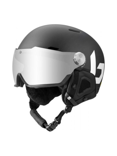 Bolle MIGHT VISOR (55 - 59) CM Ски каска с визьор, черно, размер (55 - 59)