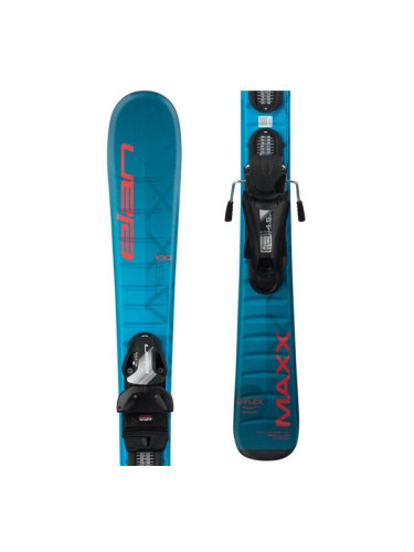 Elan MAXX BLUE JRS + EL 4.5 GW Юношески ски за спускане, синьо, размер