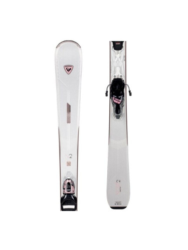 Rossignol NOVA 2 XPRESS + XPRESS W 10 GW Дамски ски за ски спускане, бяло, размер