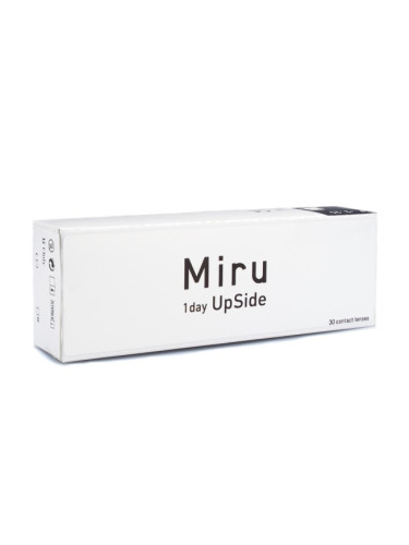 Miru 1 day UpSide (30 лещи) - еднодневни контактни лещи, силикон-хидрогелови сферични спорт, Midafilcon A