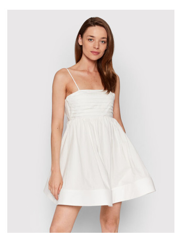 Glamorous Лятна рокля GC0564 Бял Regular Fit