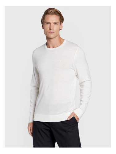 Calvin Klein Пуловер Superior K10K109474 Бял Regular Fit