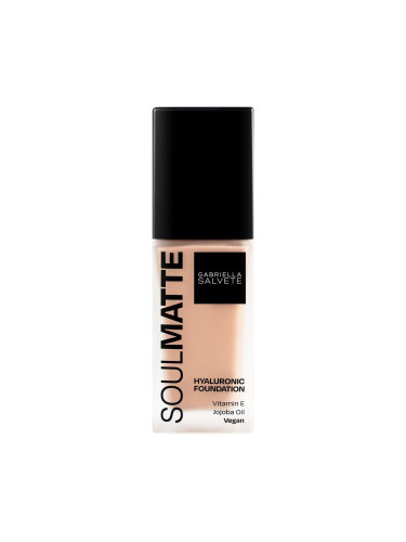 Gabriella Salvete Soulmatte Hyaluronic Foundation Фон дьо тен за жени 30 ml Нюанс 03 Neutral Beige