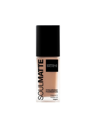 Gabriella Salvete Soulmatte Hyaluronic Foundation Фон дьо тен за жени 30 ml Нюанс 05 Warm Tan