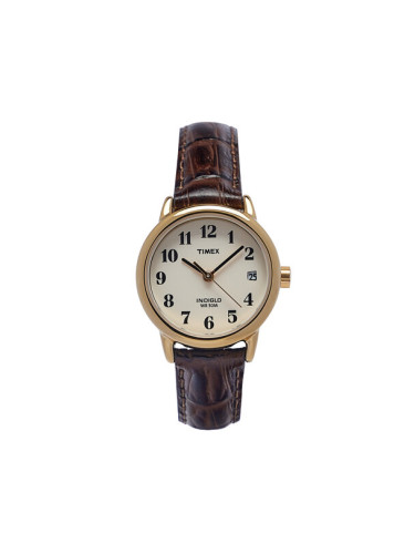 Timex Часовник Easy Reader T20071 Кафяв