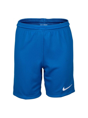 Nike DRI-FIT PARK 3 JR TQO Футболни къси панталони за момчета, синьо, размер