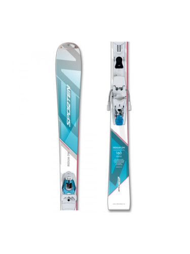 Sporten IRIDIUM 5 W  + VIST VSP 311 Дамски ски за спускане, тюркоазено, размер