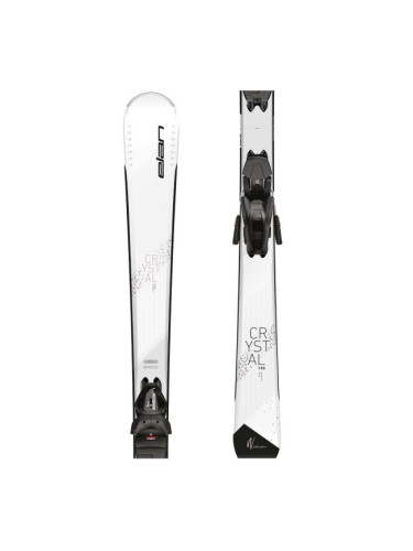 Elan WHITE CRYSTAL LS + EL9.0 GW Ски за ски спускане, бяло, размер
