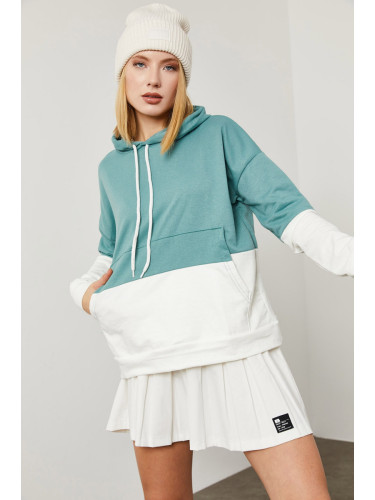 XHAN Patchwork Sweatshirt