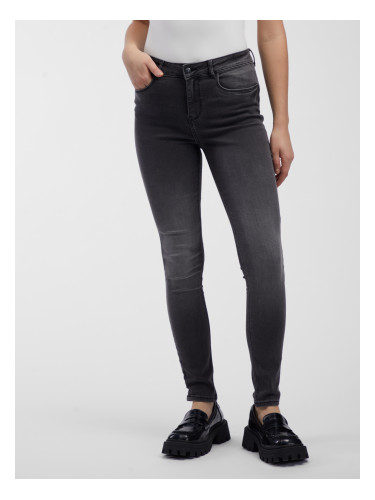 Orsay Grey Womens Skinny Fit Jeans - Women