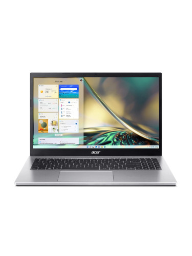 Лаптоп Acer Aspire 3 А315-35-C4RB (NX.A6LEX.021)(сребрист), четириядрен Intel Celeron N5100 1.1/2.8GHz, 15.6" (39.62cm) Full HD Anti-Glare дисплей, (HDMI), 8GB DDR4, 512GB SSD, 2x USB 3.2 Gen 1, Free DOS, 1.9kg