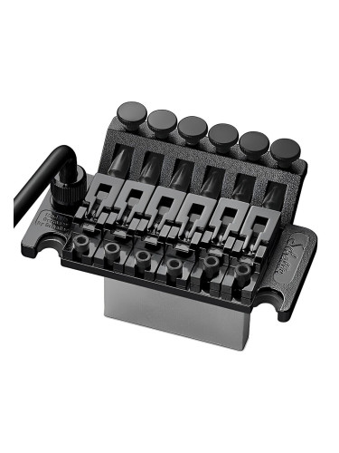 Schaller 13020442.02 Block 42 Nut R2 Tremolo Black Chrome