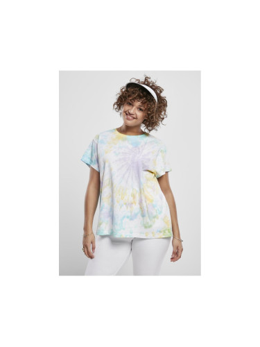 Women's T-shirt Tie Dye Boyfriend Tee pastel