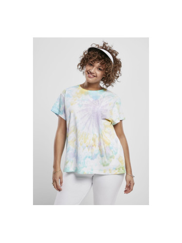 Women's T-shirt Tie Dye Boyfriend Tee pastel