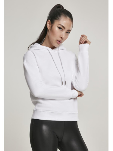 Women's organic hoodie white