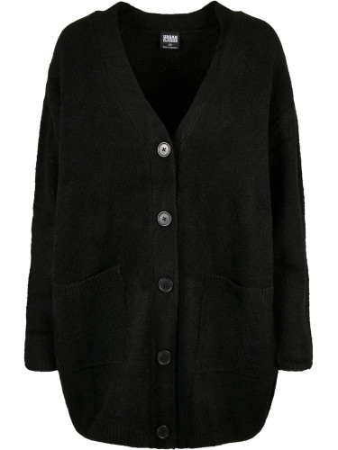 Women's robust knitted sweater black