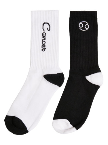 Zodiac Socks 2-Pack Black/White Cranch