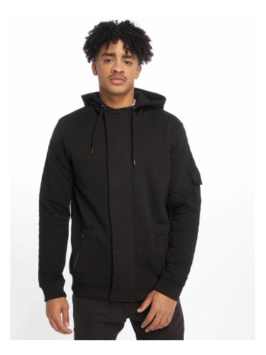 Zip-up sweatshirt black