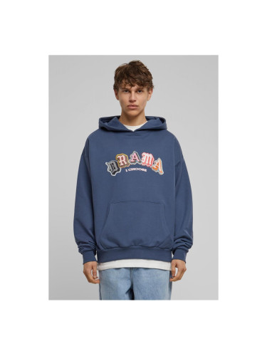 Men's Drama Heavy Oversize Hoodie - Blue