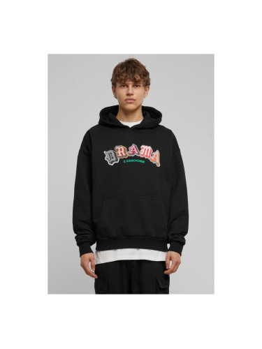 Men's Drama Heavy Oversize Hoodie - Black