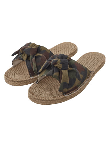 Canvas mules woodcamo