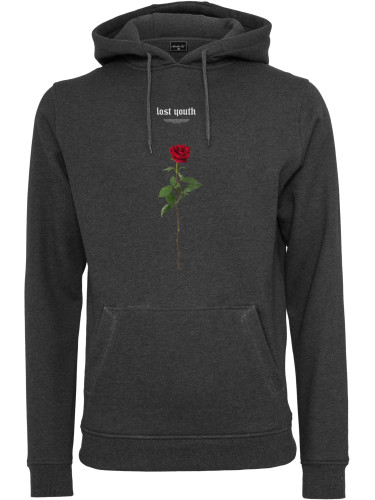 Lost Youth Rose Hoody Charcoal