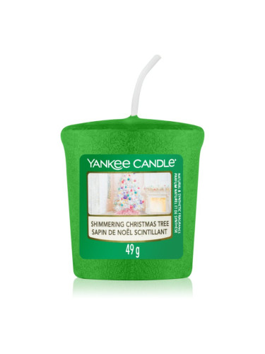 Yankee Candle Shimmering Christmas Tree вотивна свещ 49 гр.