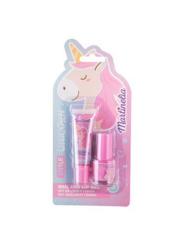 Martinelia Little Unicorn Nail & Lip Set подаръчен комплект (за деца )