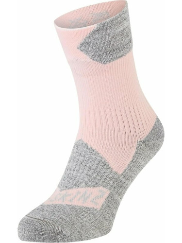 Sealskinz Bircham Waterproof All Weather Ankle Length Sock Rose/Grey Marl L Чорапи за колоездене