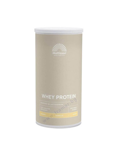 МАТИСЪН СУРОВАТЪЧЕН ПРОТЕИН SPORT ВКУС ВАНИЛИЯ прах 450 г