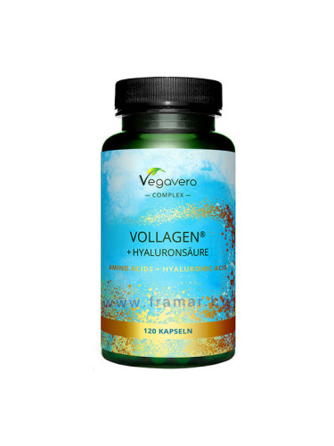 ВЕГАВЕРО АМИНОКИСЕЛИНИ + ХИАЛУРОНОВА КИСЕЛИНА капсули * 120