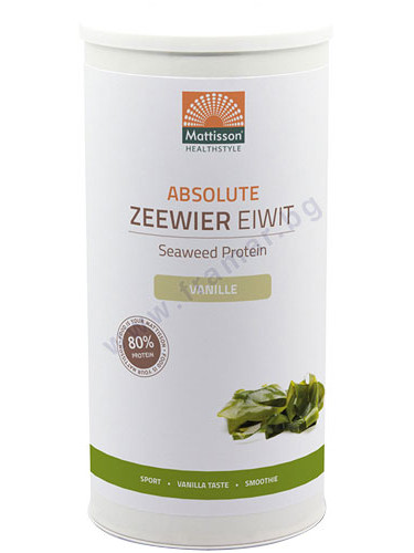 МАТИСЪН ПРОТЕИН ОБОГАТЕН С ВОДОРАСЛИ С ВКУС НА ВАНИЛИЯ 500 г