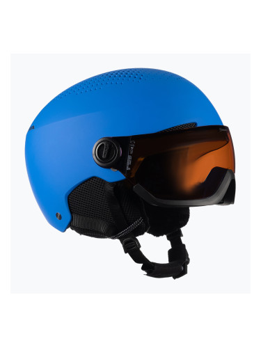 Детска ски каска Alpina Zupo Visor Q-Lite blue matt