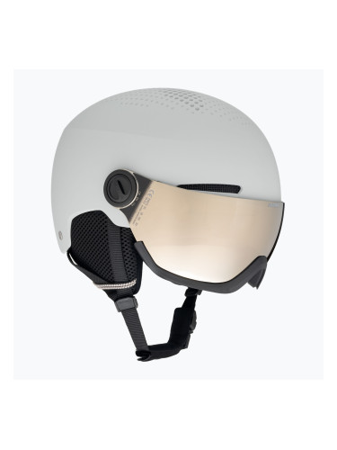 Ски каска Alpina Arber Visor Q Lite сива матова