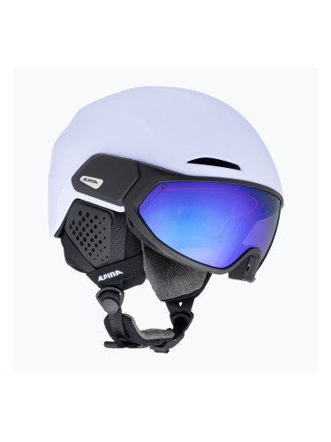 Alpina Alto Q-Lite ски каска люляк/черна матова
