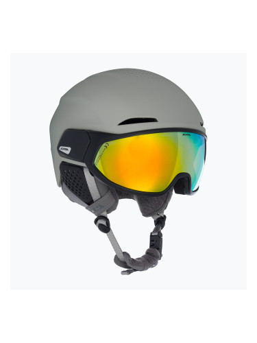 Ски каска Alpina Alto Q-Lite moon/grey matt/gold mirror