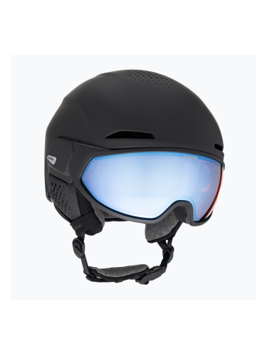 Ски каска Alpina Oro QV Mips черна матова/ледено синя