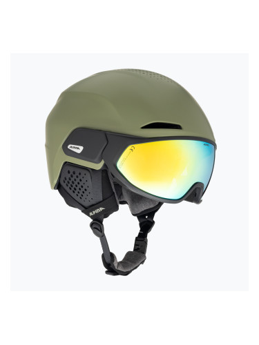 Ски каска Alpina Alto Q-Lite маслено матова