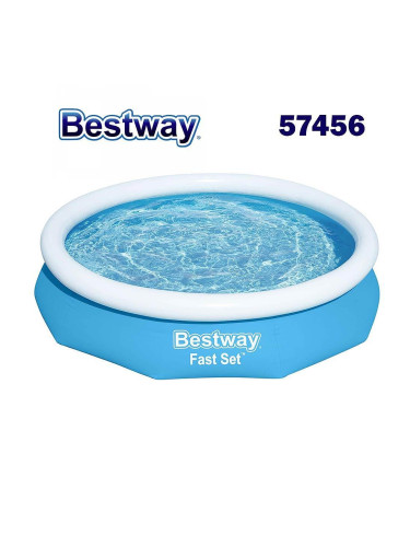 Басейн с надуваем ринг, 305x66см, Bestway 57456 Fast Set, 3200 л.