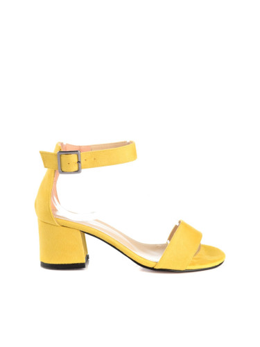 Trendyol Yellow Suede Women Classic Heels