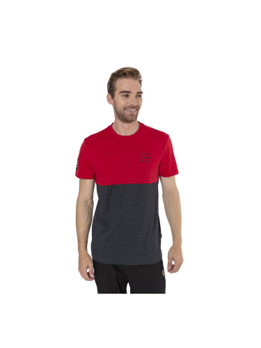 Grey-red men's T-shirt SAM 73
