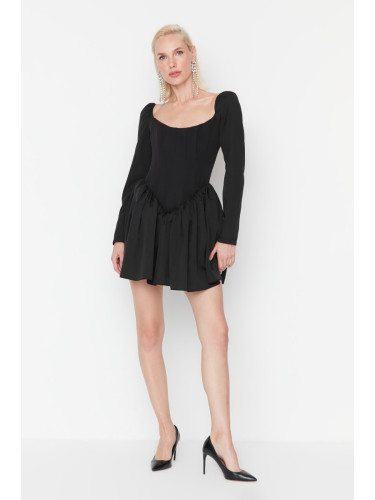 Trendyol Underwired Black Evening Dress.