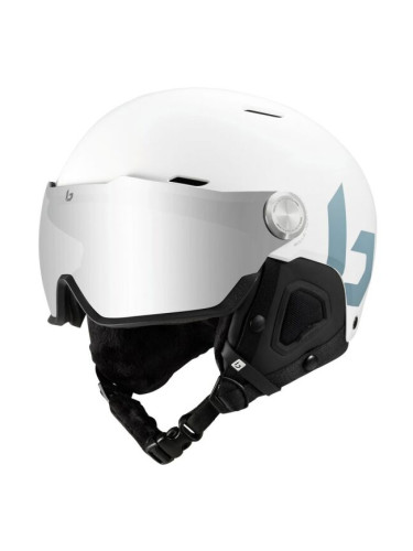 Bolle MIGHT VISOR (59-62 CM) Скиорска каска, бяло, размер (59 - 62)