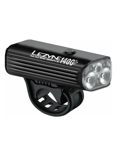 Lezyne Macro Drive 1400+ Front 1400 lm Satin Black Отпред  Велосипедна лампа