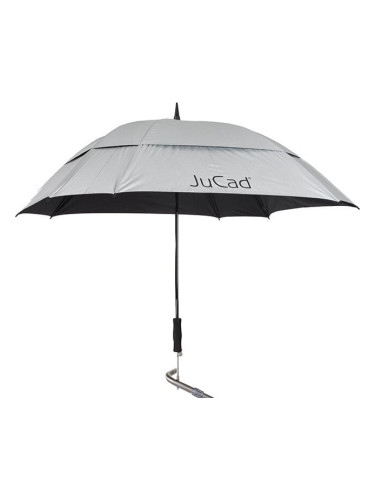 Jucad Telescopic Windproof With Pin Чадър Silver