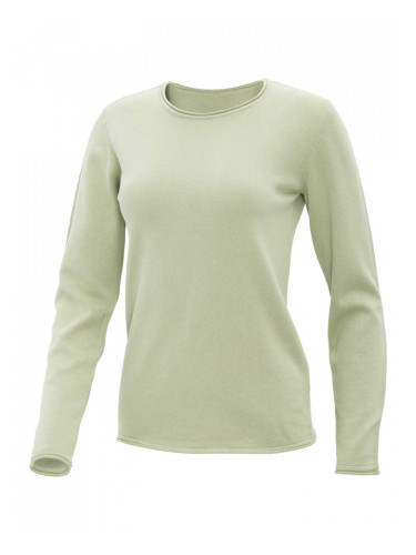BRILLE | Пуловер ролиращо бие, зелен