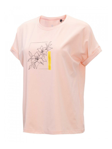 BRILLE | Тениска FWOLERS CURRVY FIT, розов